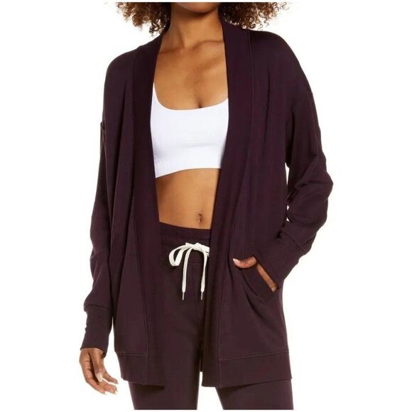 Zella Peaceful Fleece Cardigan size XL - Picture 1 of 5